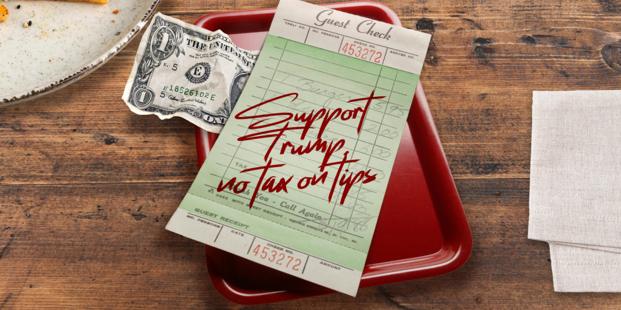 Customers were already tipping less. ‘No taxes on tips’ could shrink ...