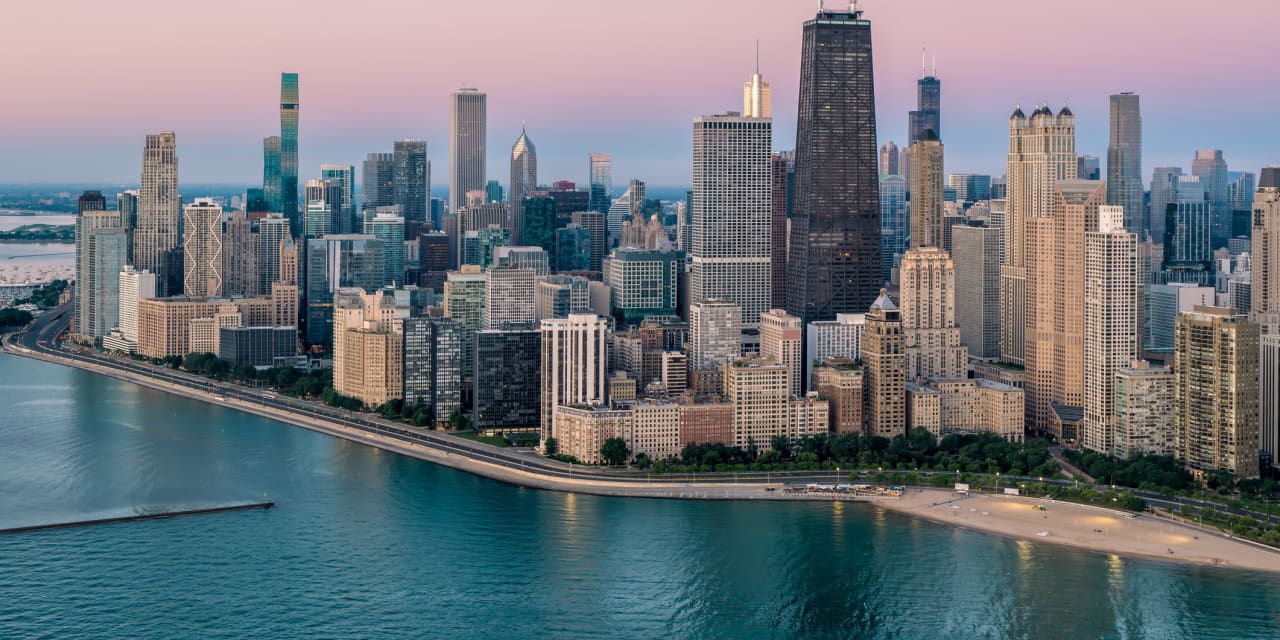 Home prices in Chicago have risen the most in the U.S. over the past year