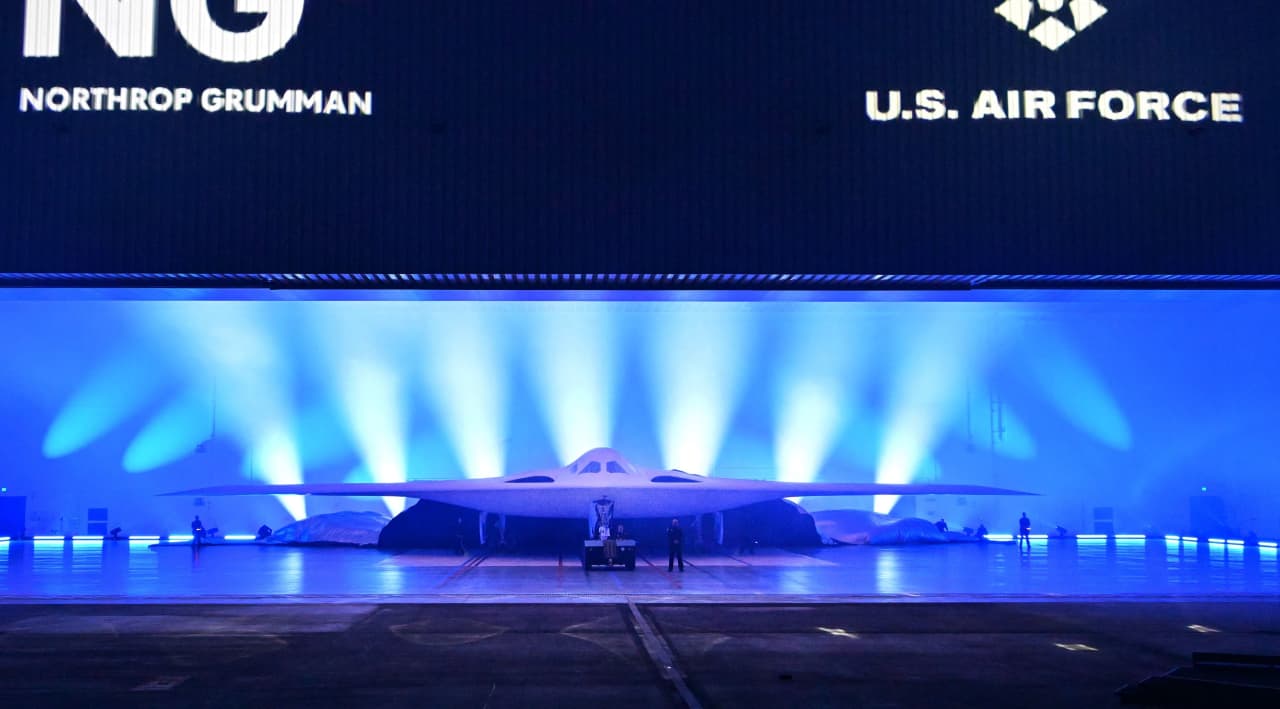Northrop’s stock falls as B-21 bomber’s production costs jump, hurting profits