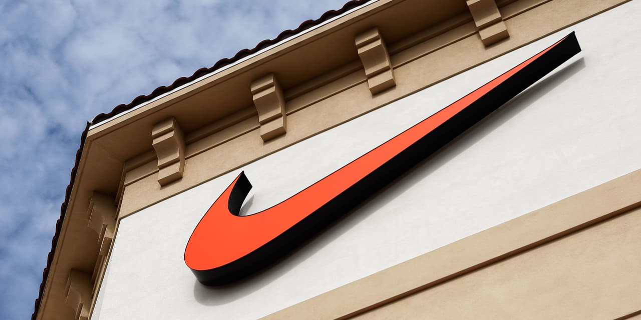 Nike symbol stock market best sale