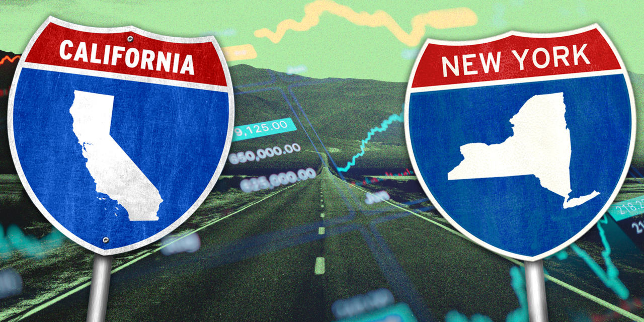 If New York or California enter a recession, the entire U.S. economy would be next. So how are they doing?