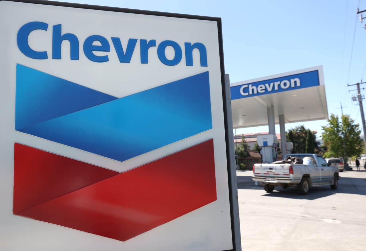 Chevron’s stock drops after a profit miss amid lower margins on refined products