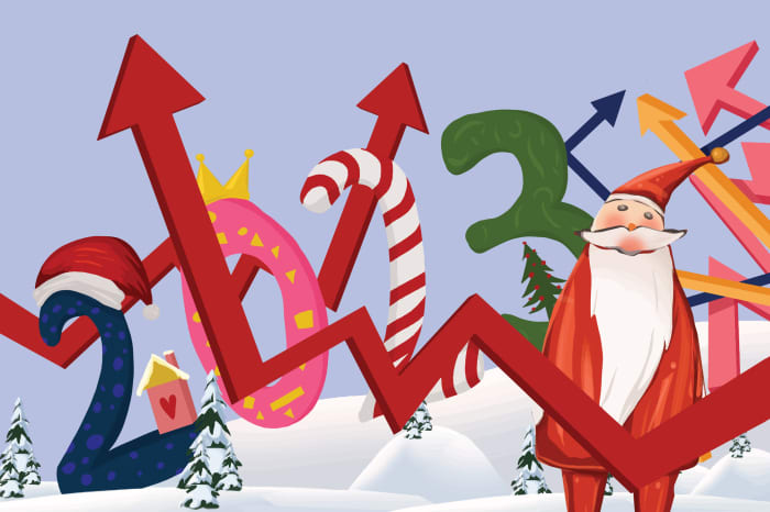 Santa Claus doesn t arrive on Wall Street until after Christmas