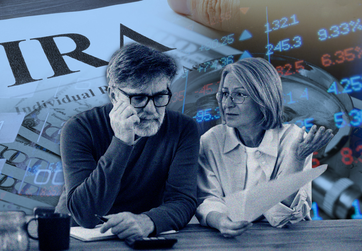 A large profit from a stock sale within an IRA shouldn’t be treated separately from the rest of the portfolio balance. (Photo subjects are models.)