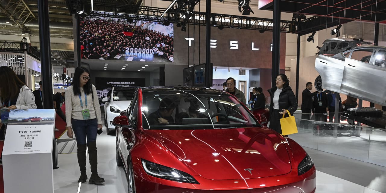 Tesla is another big drag