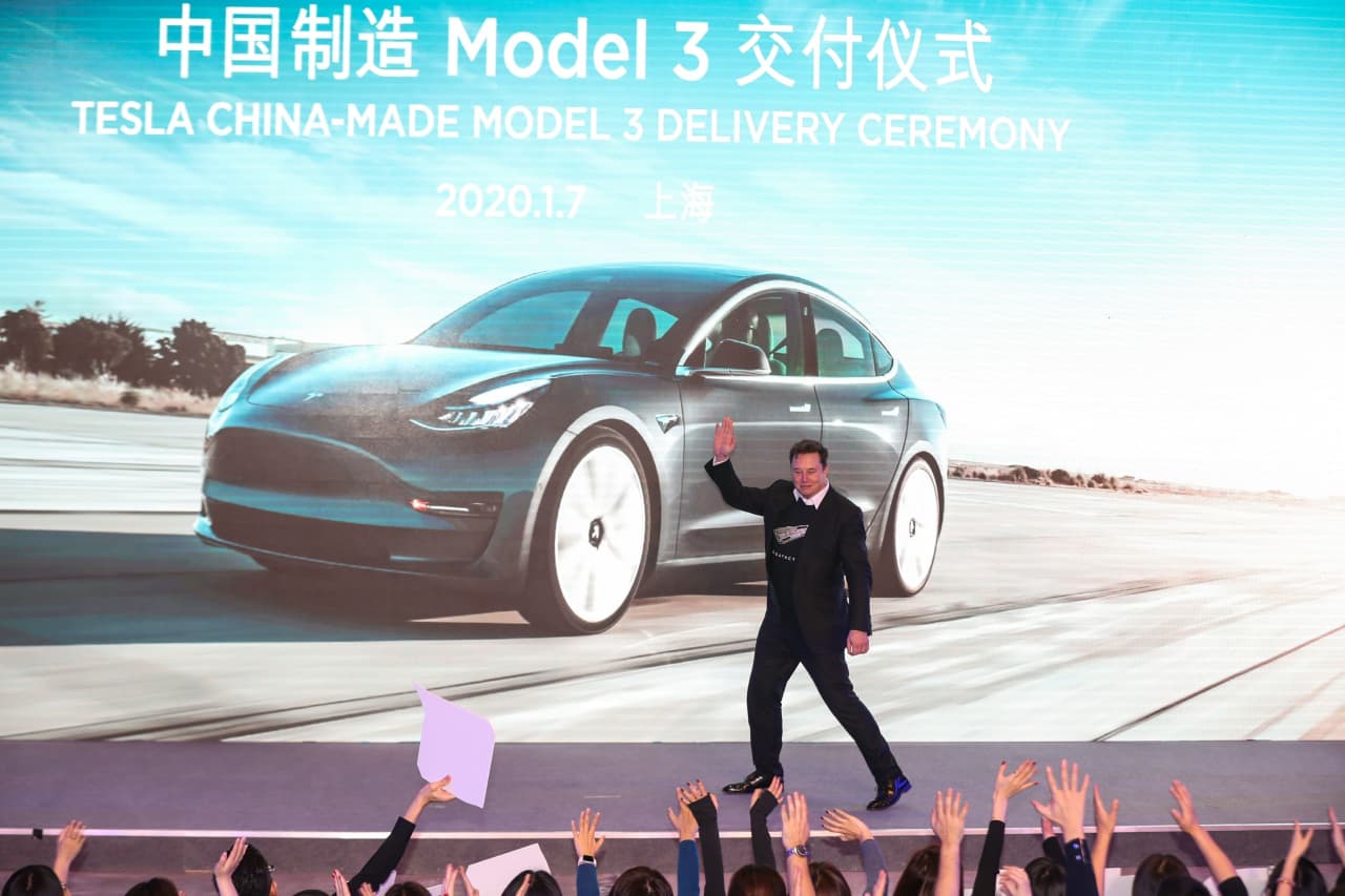 Tesla stock jumps after reports China data security rules cleared, partnership deal with Baidu