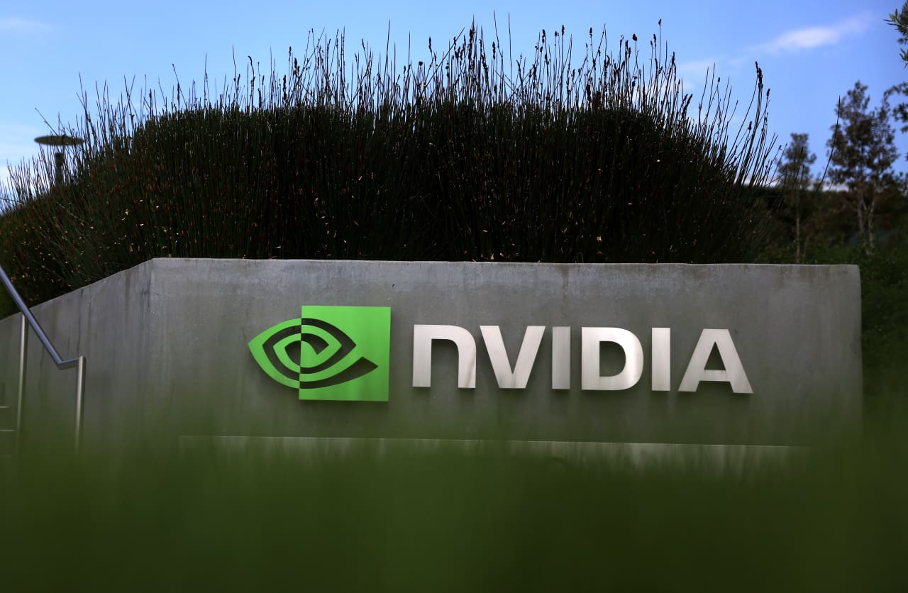 Nvidia’s stock snaps a record weekly winning streak but a monthly streak still lives