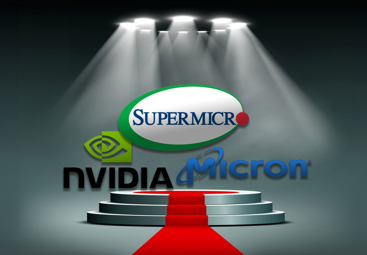 Super Micro and Nvidia lead the S&P 500 this year. These stocks follow.