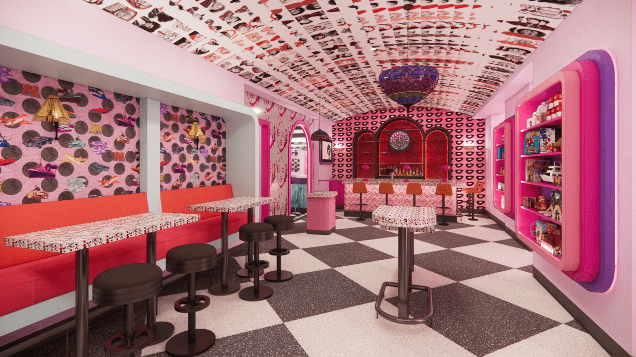 Square Bar Restaurant Design Rendering 7OH2 Hospitality Announces