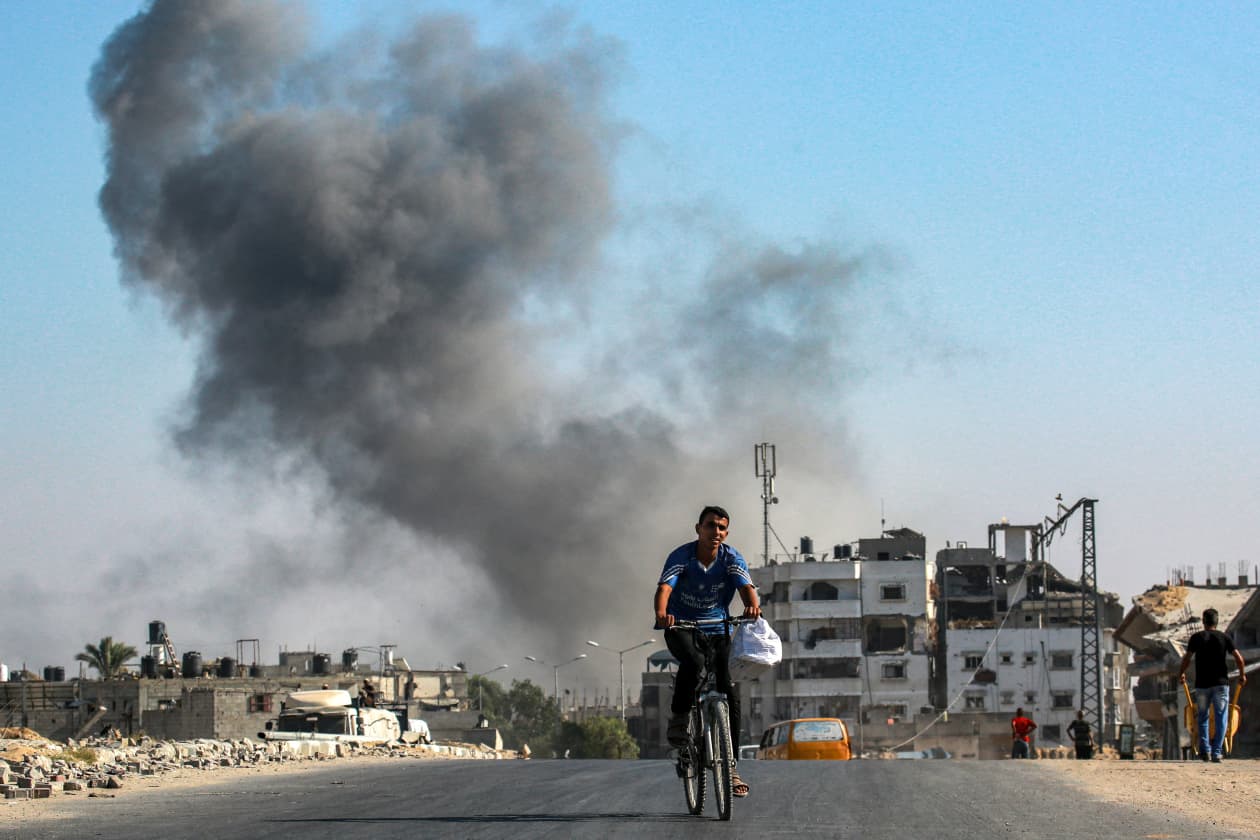 Israeli strike on Gaza humanitarian area kills and wounds dozens,  authorities say - MarketWatch