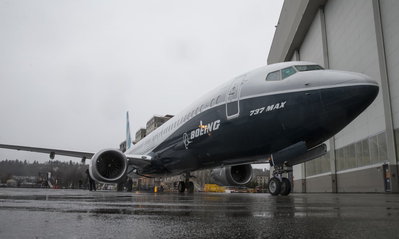 Boeing’s stock tumble is cutting more than 140 points off the Dow’s price