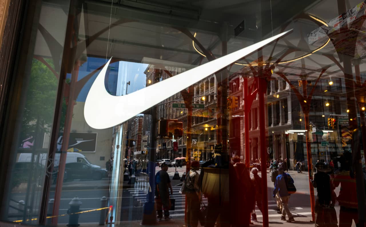 Nike has just had its stock downgraded one day bef