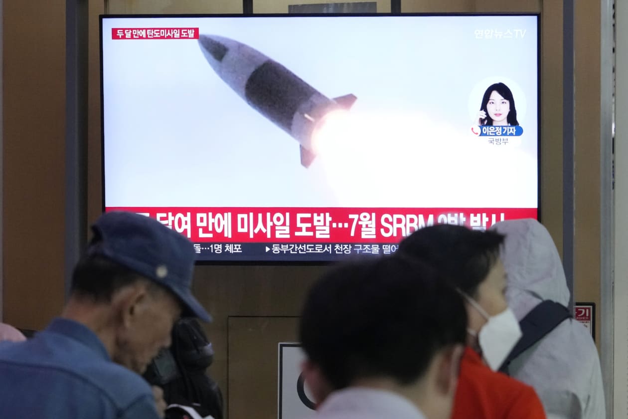 North Korea launches multiple ballistic missiles into sea after Kim’s ...