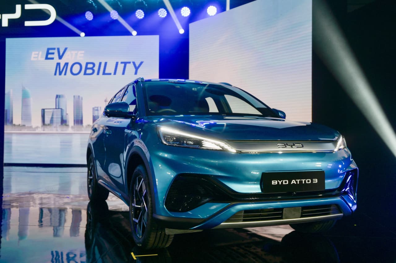 BYD shares slip as Tesla rival says profits surge but lag estimates
