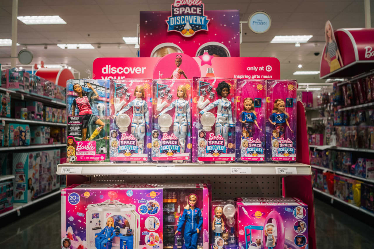 Mattel says toy demand is improving, and shares are rallying