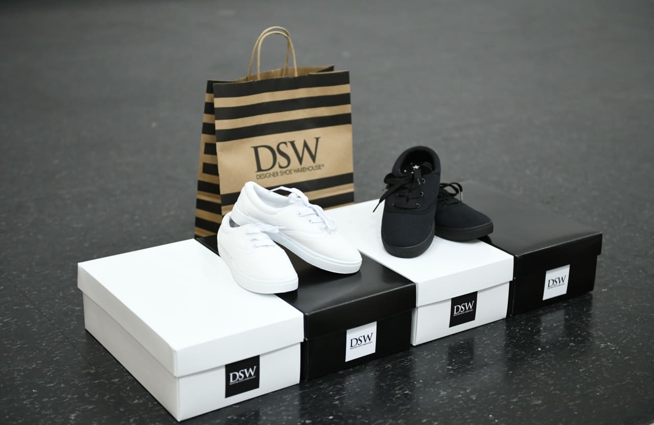 DSW shoe store parent s stock plunges after surprise sales drop big profit miss MarketWatch