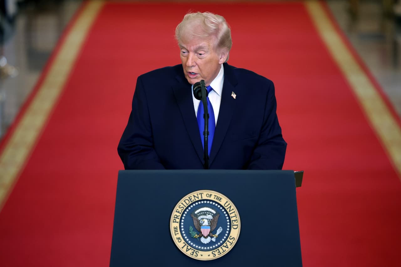 Trump threatens ‘obnoxious’ use of tariffs as markets buckle in wake of Supreme Court decision