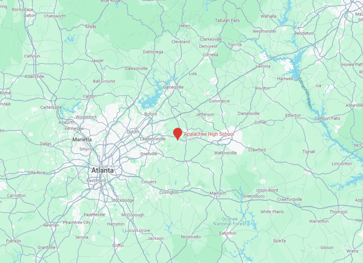 Lawenforcement officers swarm high school as campus is placed