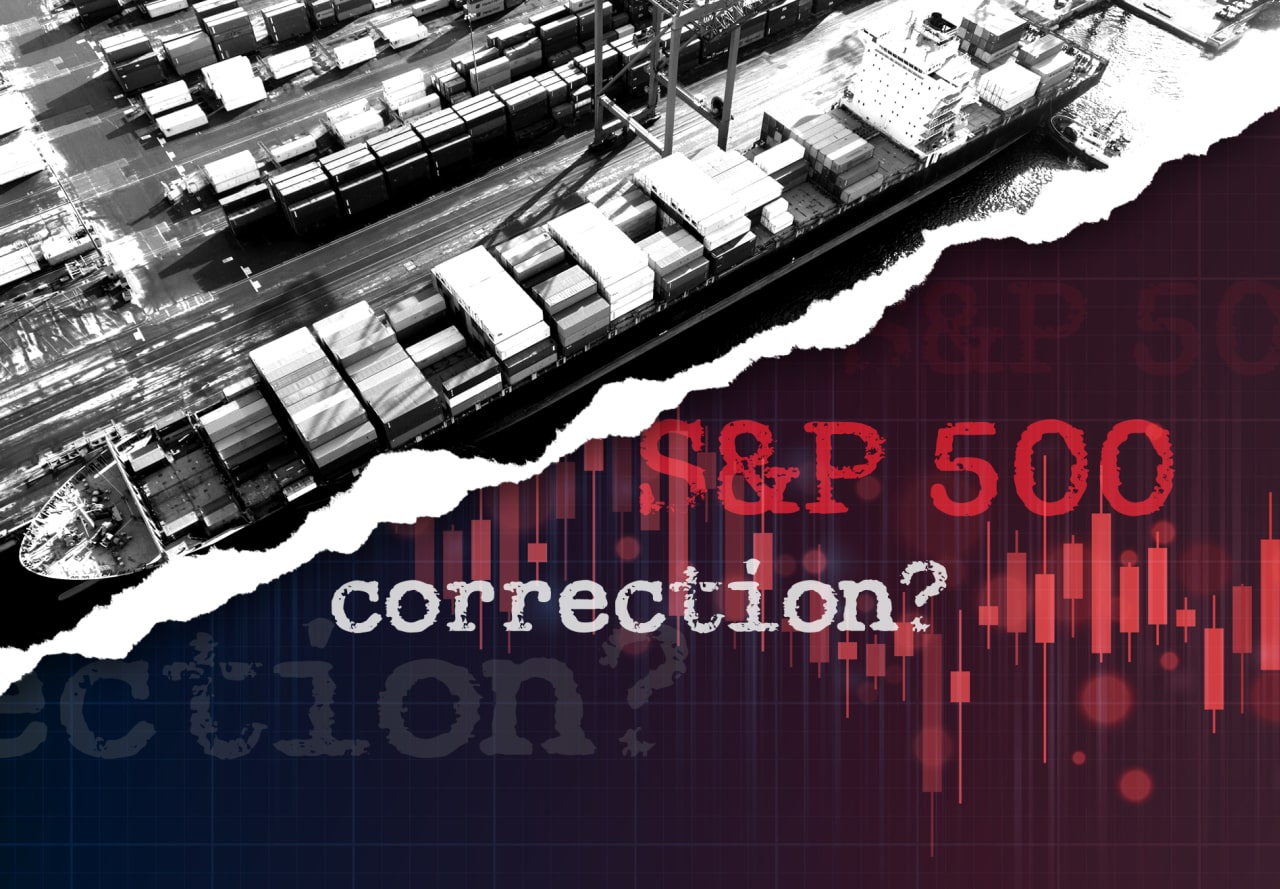 S&P 500 flirts with correction territory as Trump’s trade war escalates. Here’s what history says could happen next.