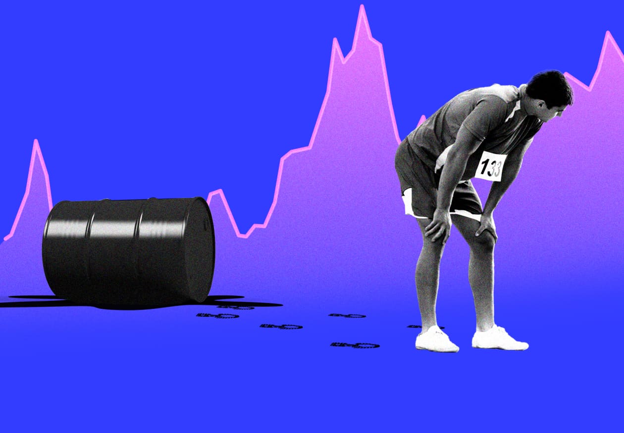 A hidden ‘triple top' in oil price charts suggests the rally has run out of gas