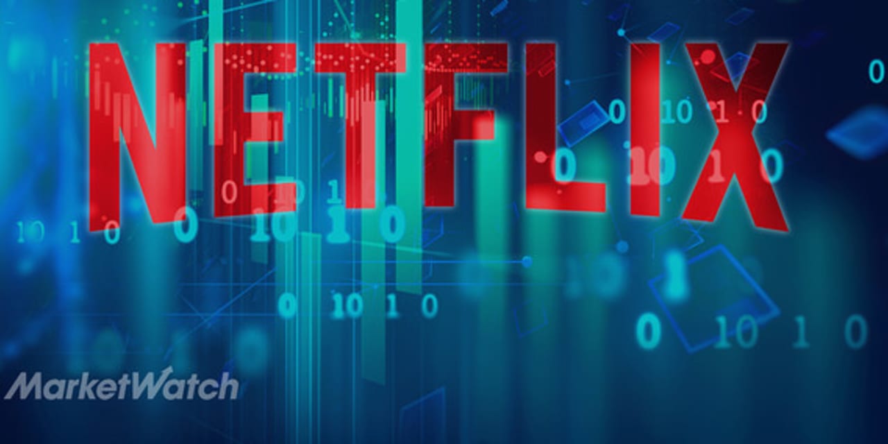Netflix Inc. stock.  falling Wednesday, market performance