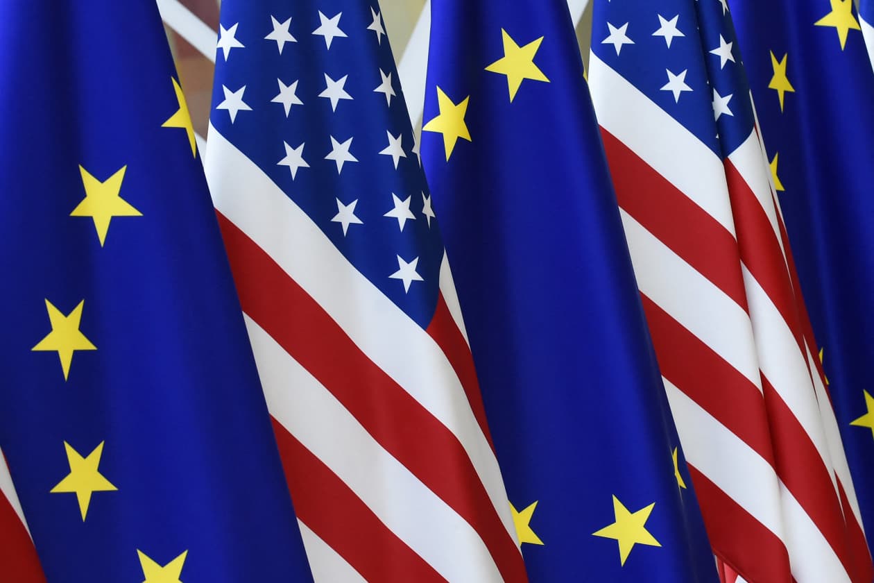 President Trump said Sunday he will delay pushing through a 50% tariff increase on the E.U., which he announced late last week.