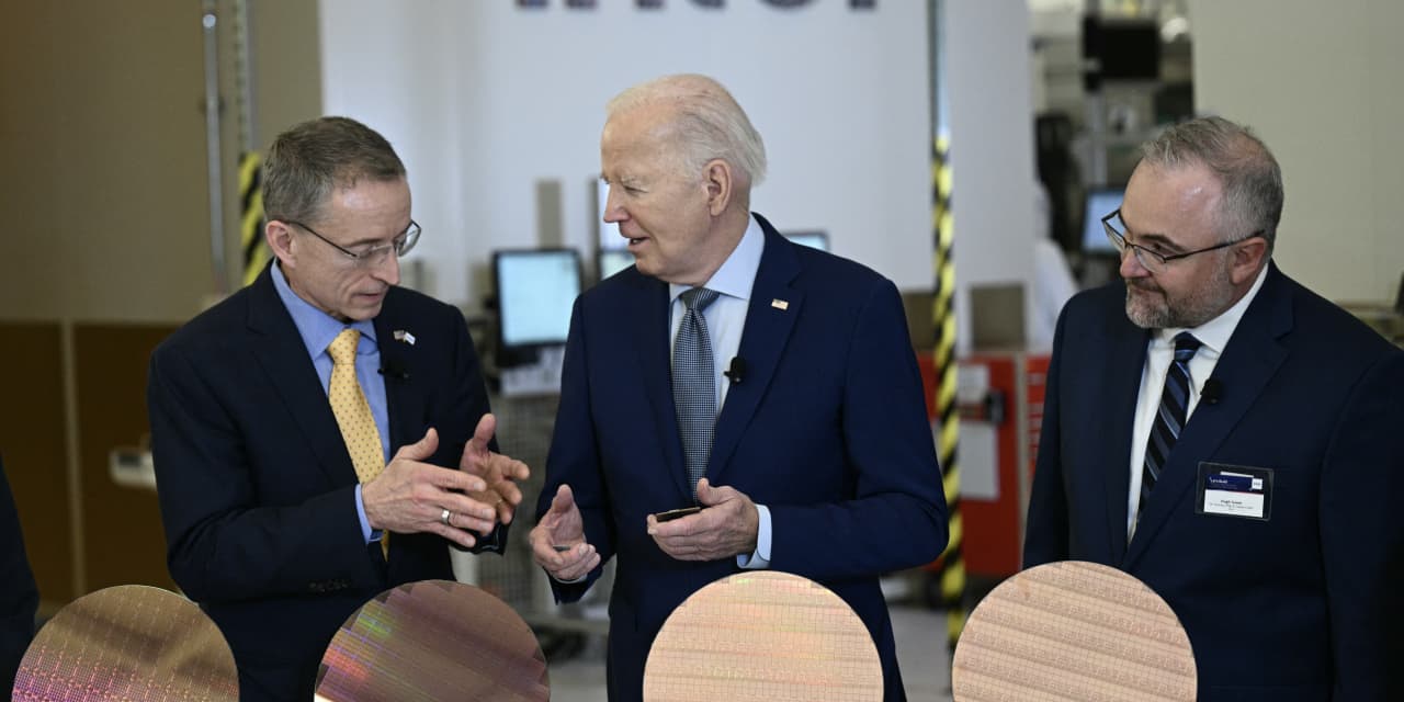 Intel lines up 20 billion in Chips Act grants and loans, sending its stock higher MarketWatch