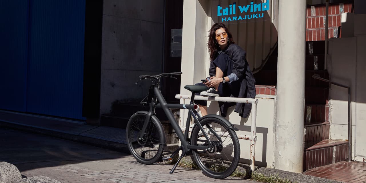 vanmoof folding bike