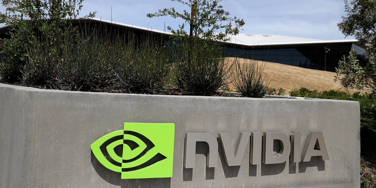 Nvidia shares are headed for their worst day since 2022, the biggest loss in market value on record