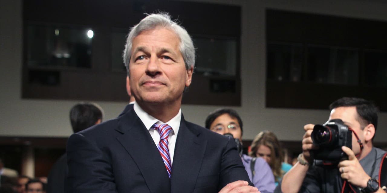 Here's how JPMorgan's stock under Jamie Dimon has stacked up against other big banks