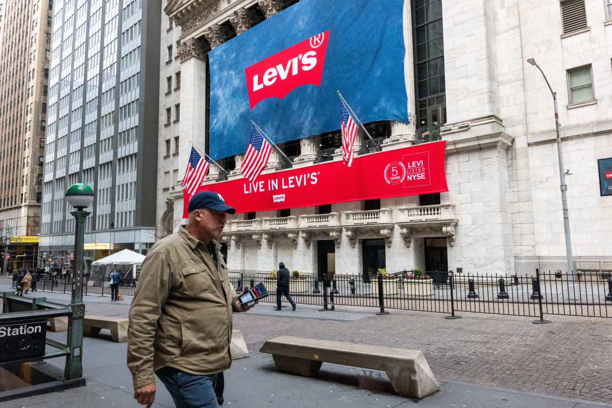 Levi strauss ticker best sale