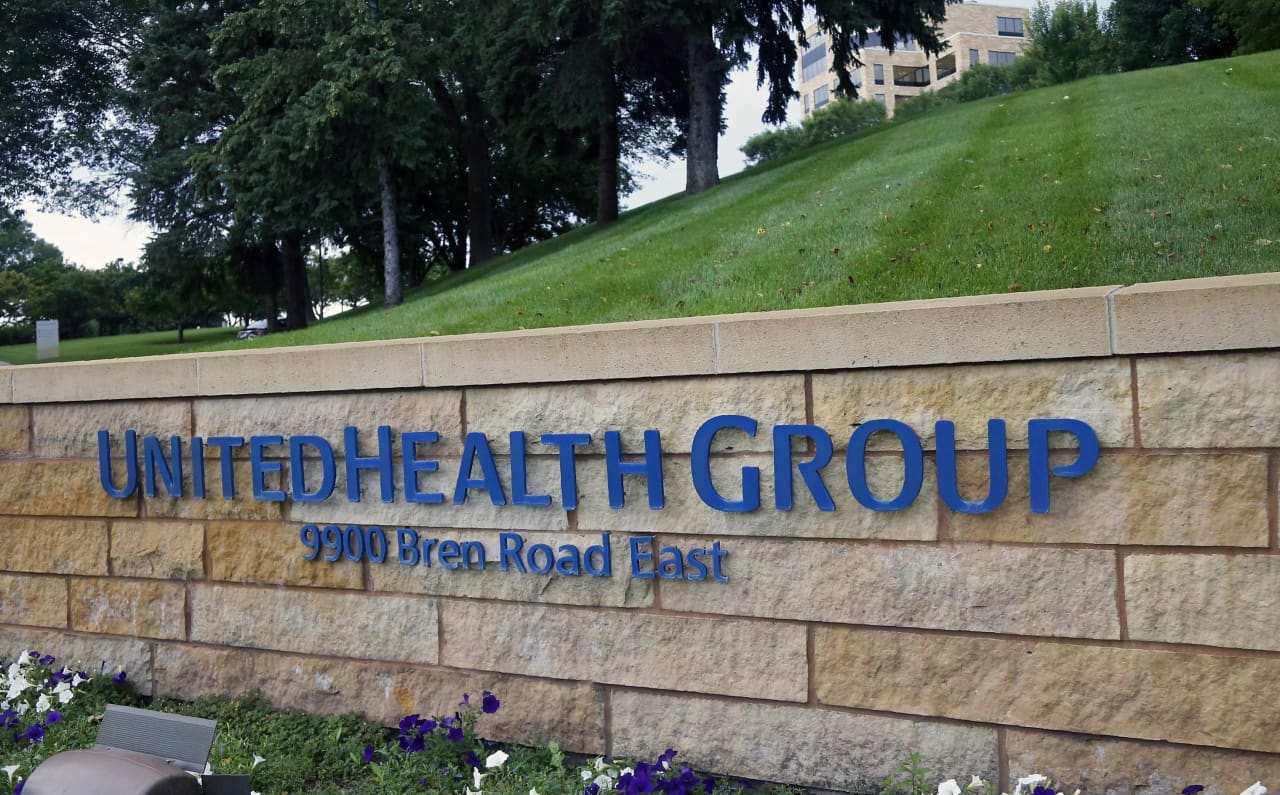 UnitedHealth swings to a loss but stock surges after adjusted profit beats views