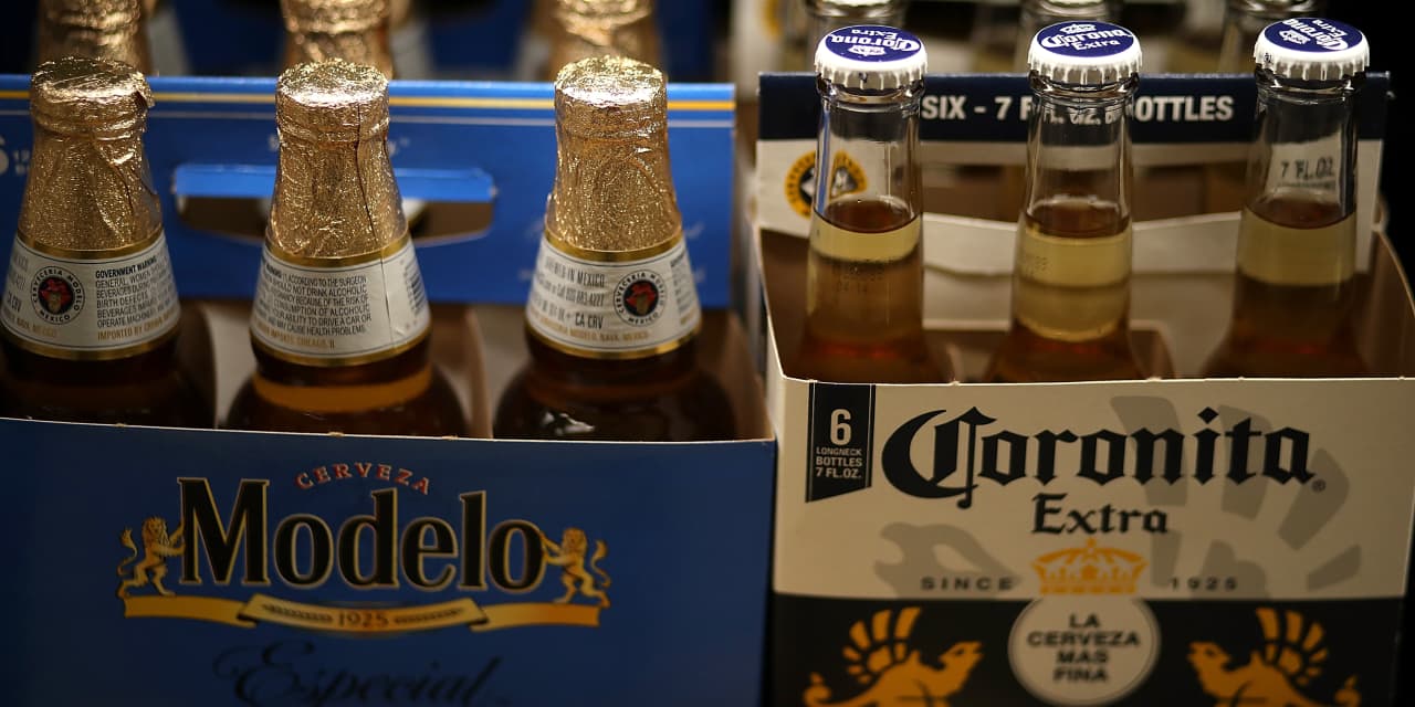 Constellation Brands earnings top estimates as beer sales rise 11%. The stock is still down.