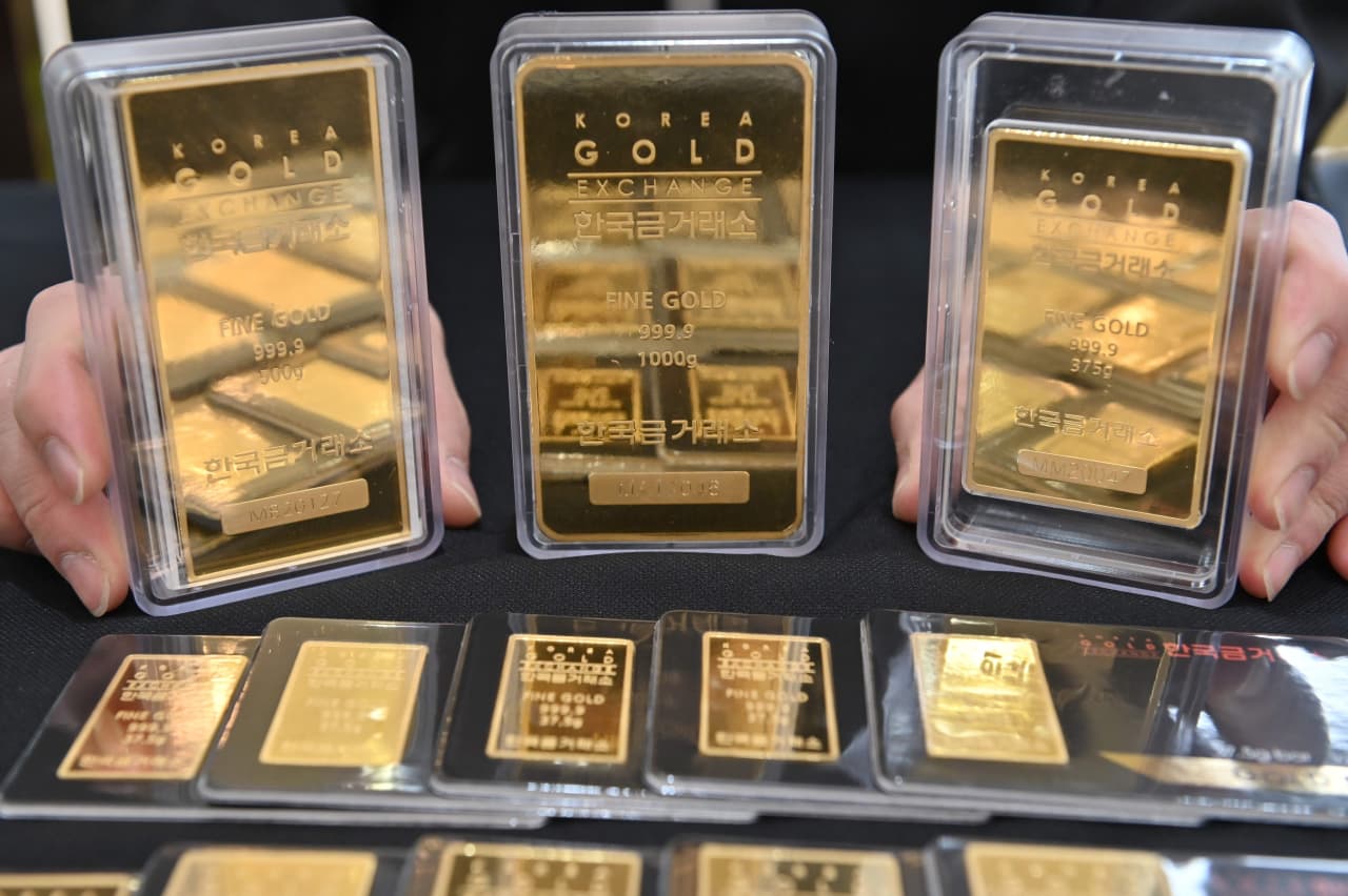 Gold futures fall toward ‘critical support point’ of $2,000 an ounce after inflation report