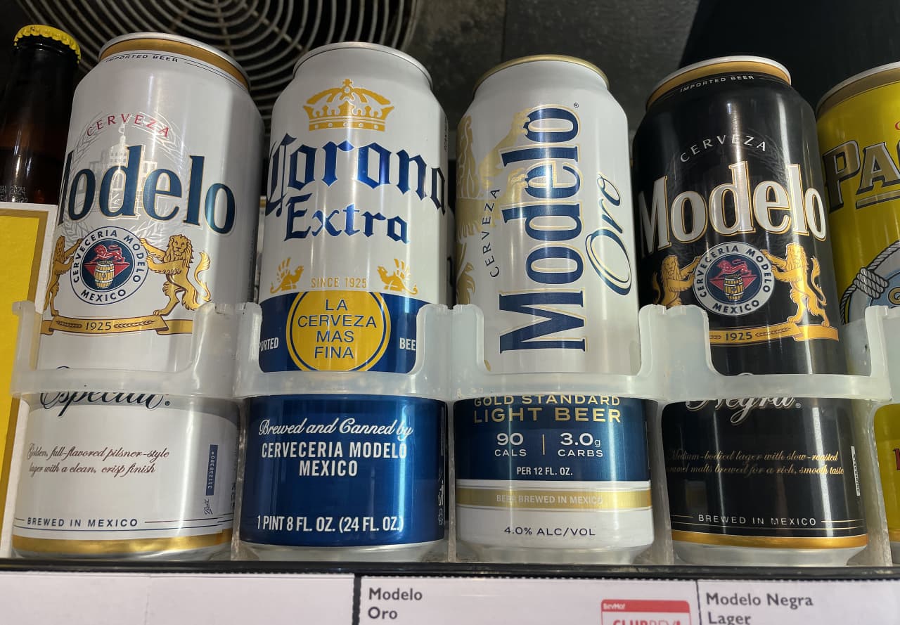 星座品牌 (Constellation Brands) 的葡萄酒和烈酒業務出現巨額虧損，但啤酒銷量卻上升