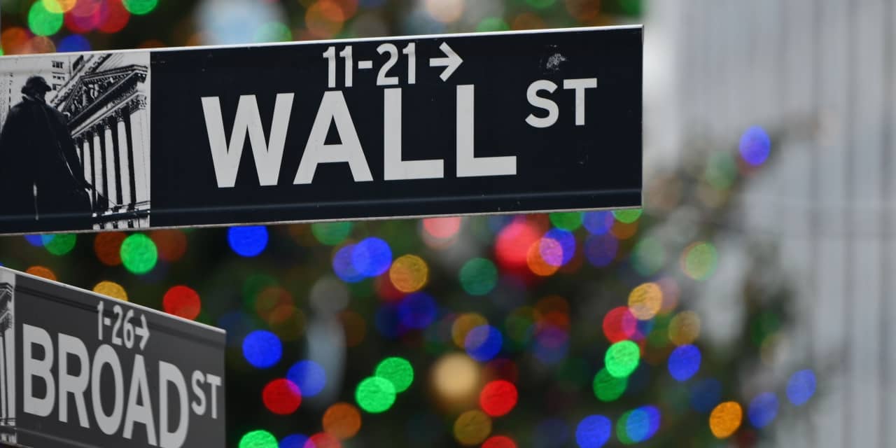 US stocks meander through the last hour of trading on Christmas Eve