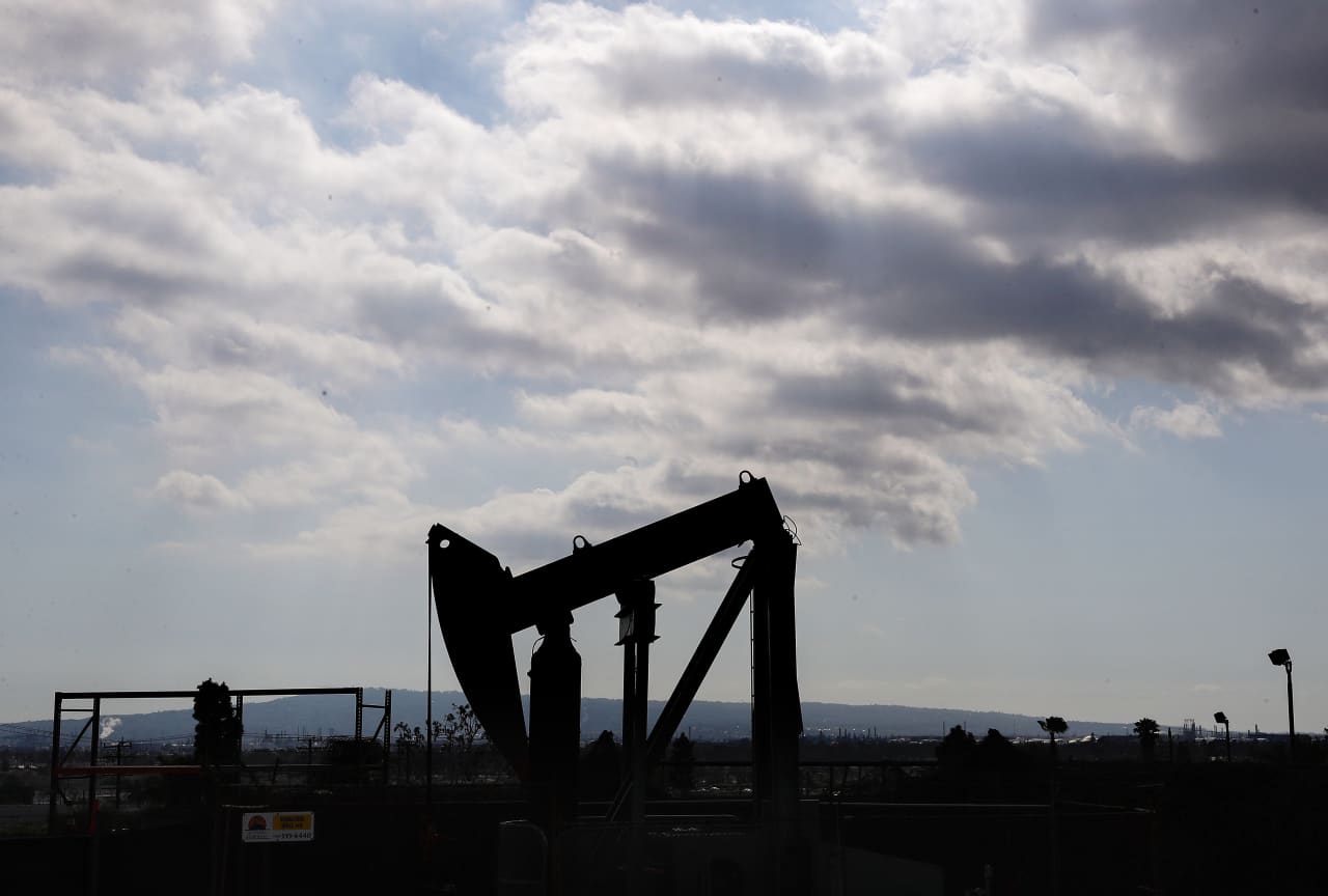 Oil prices settle lower as traders weigh risks of an Iranian attack on Israel