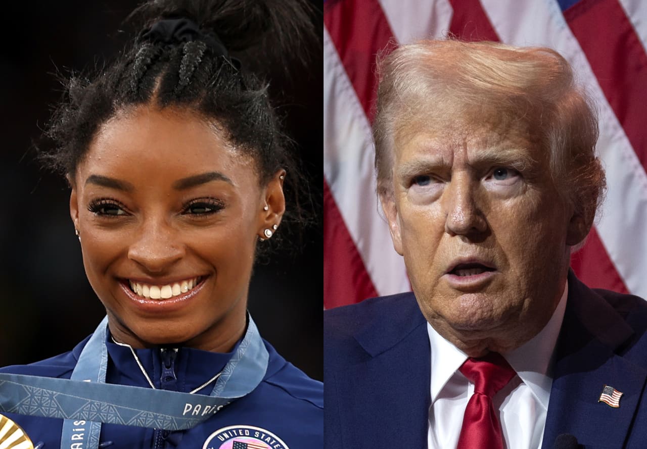 Simone Biles says she loves her ‘Black job.’ It’s an apparent dig at Donald Trump.