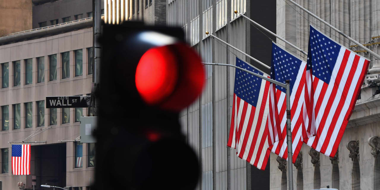 The Dow falls early on Friday as the focus on measures to block COVID heats up