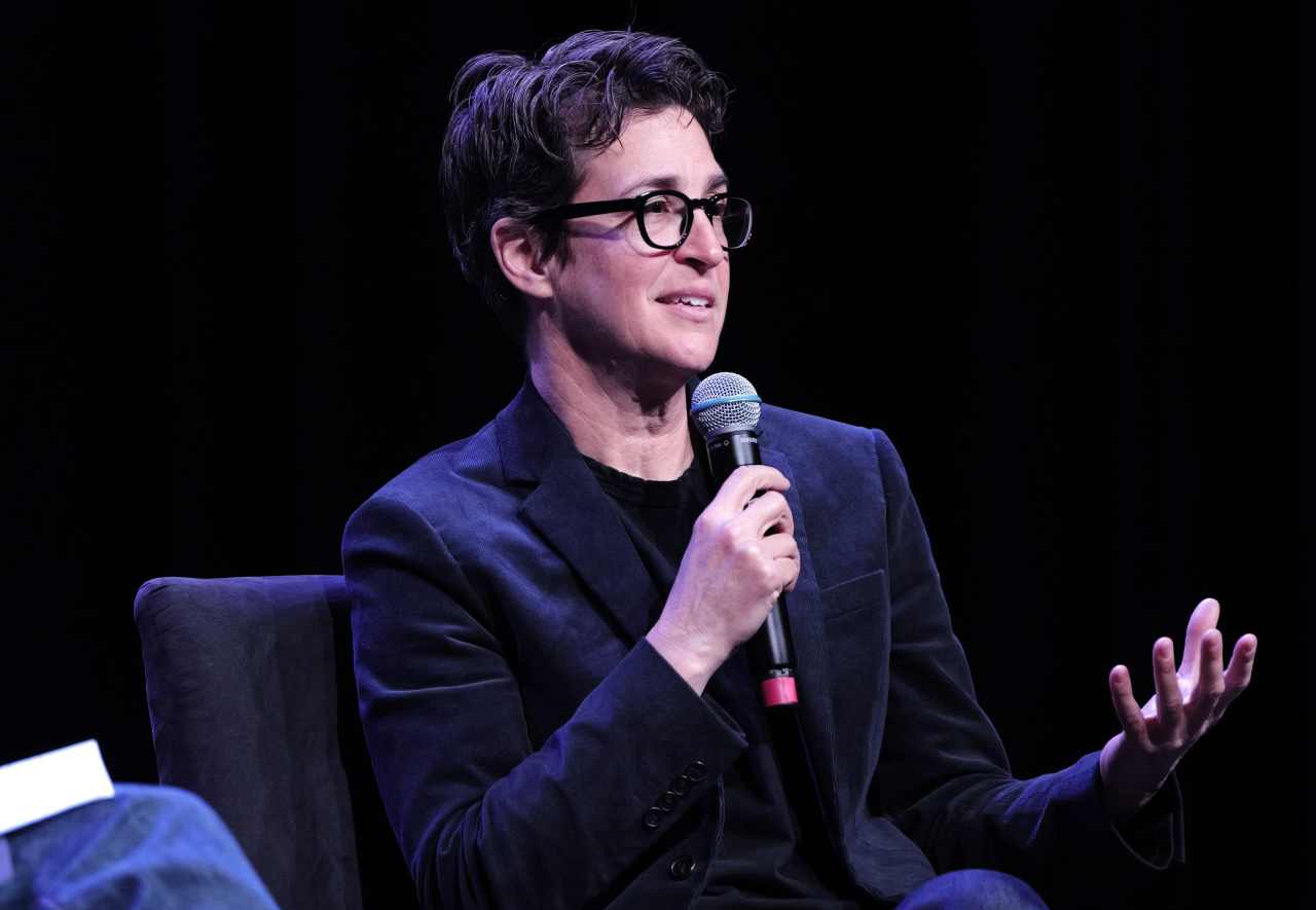 Rachel Maddow’s remote farmhouse hideaway has a unique bathhouse oasis