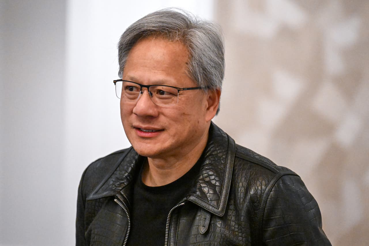 Nvidia CEO Jensen Huang saw his pay jump 60% last year, topping what rivals made