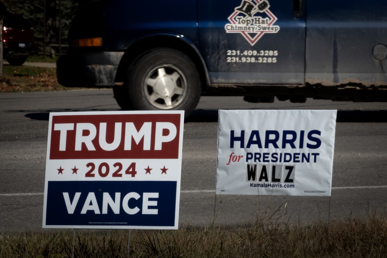 Here’s how stocks have performed under Biden and Harris vs. under Trump