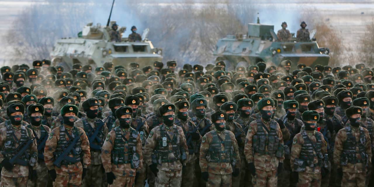 China boosts defense spending by 6.8% in 2021 - MarketWatch