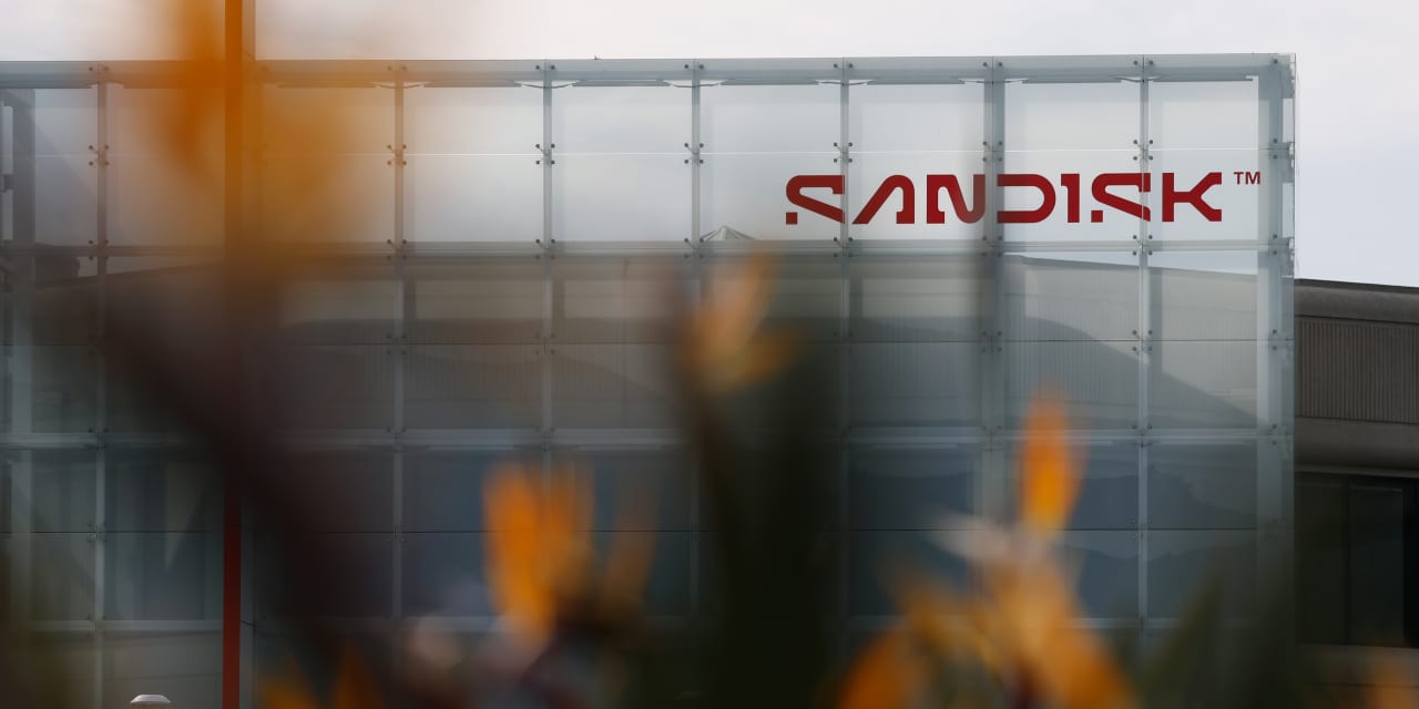 Sandisk’s and Micron’s stocks sink as the rotation trade builds, but supply shortages should limit losses