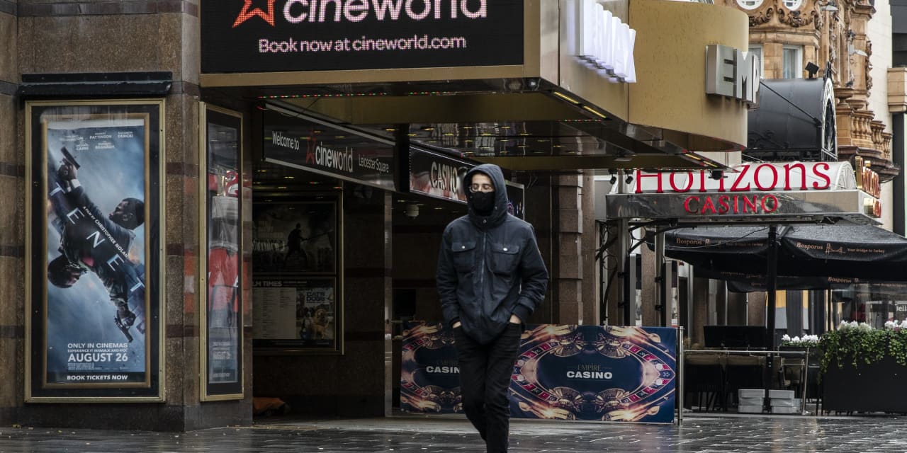 Cineworld rechnet nach schwachen Zuflüssen mit einer erheblichen Aktienverwässerung