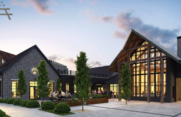 The 95,000-square-foot inn and spa, part of a sustainable working farm at Southall in Franklin,...