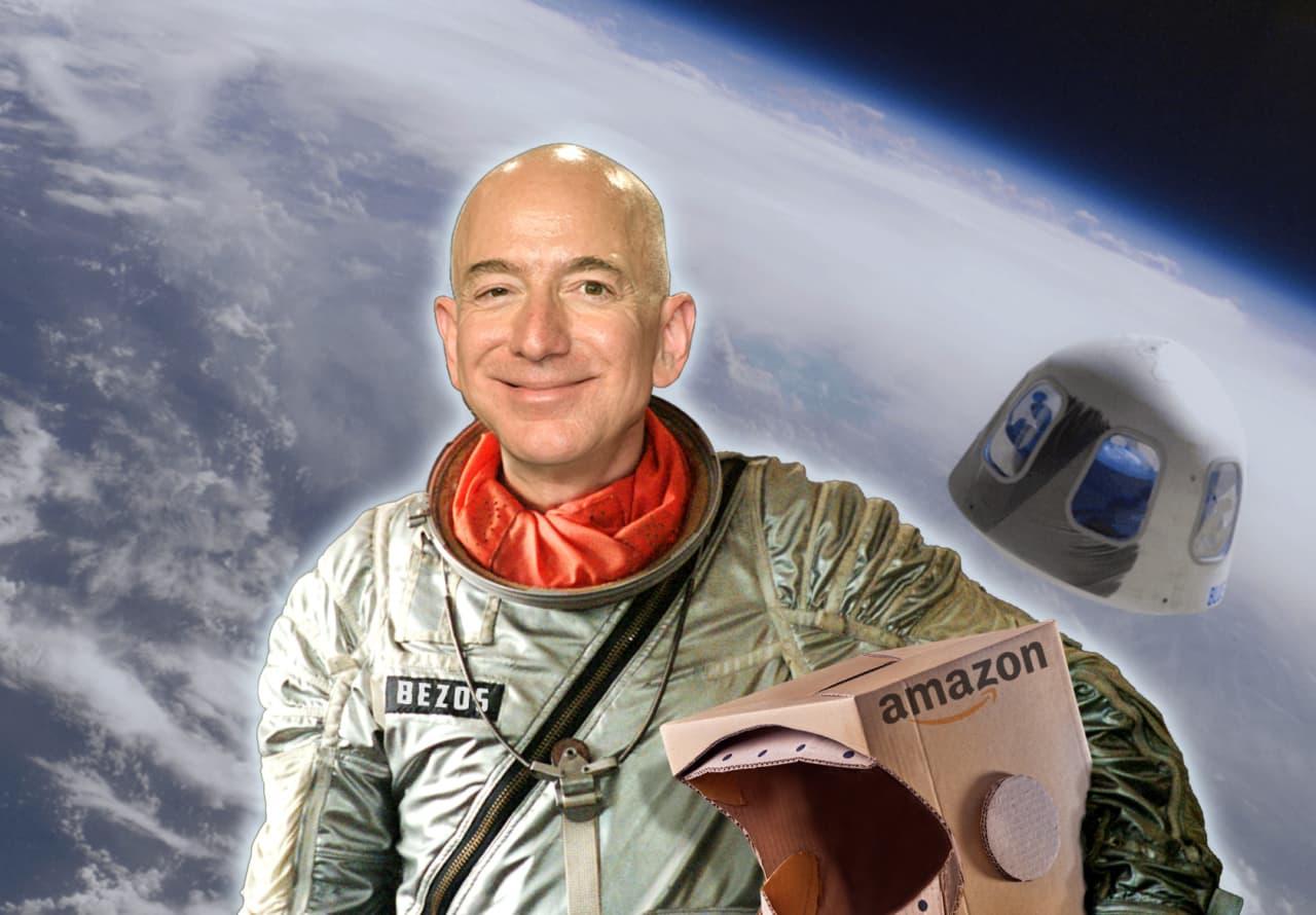 Jeff Bezos To Launch Himself Into Space For First Time Next Month ...