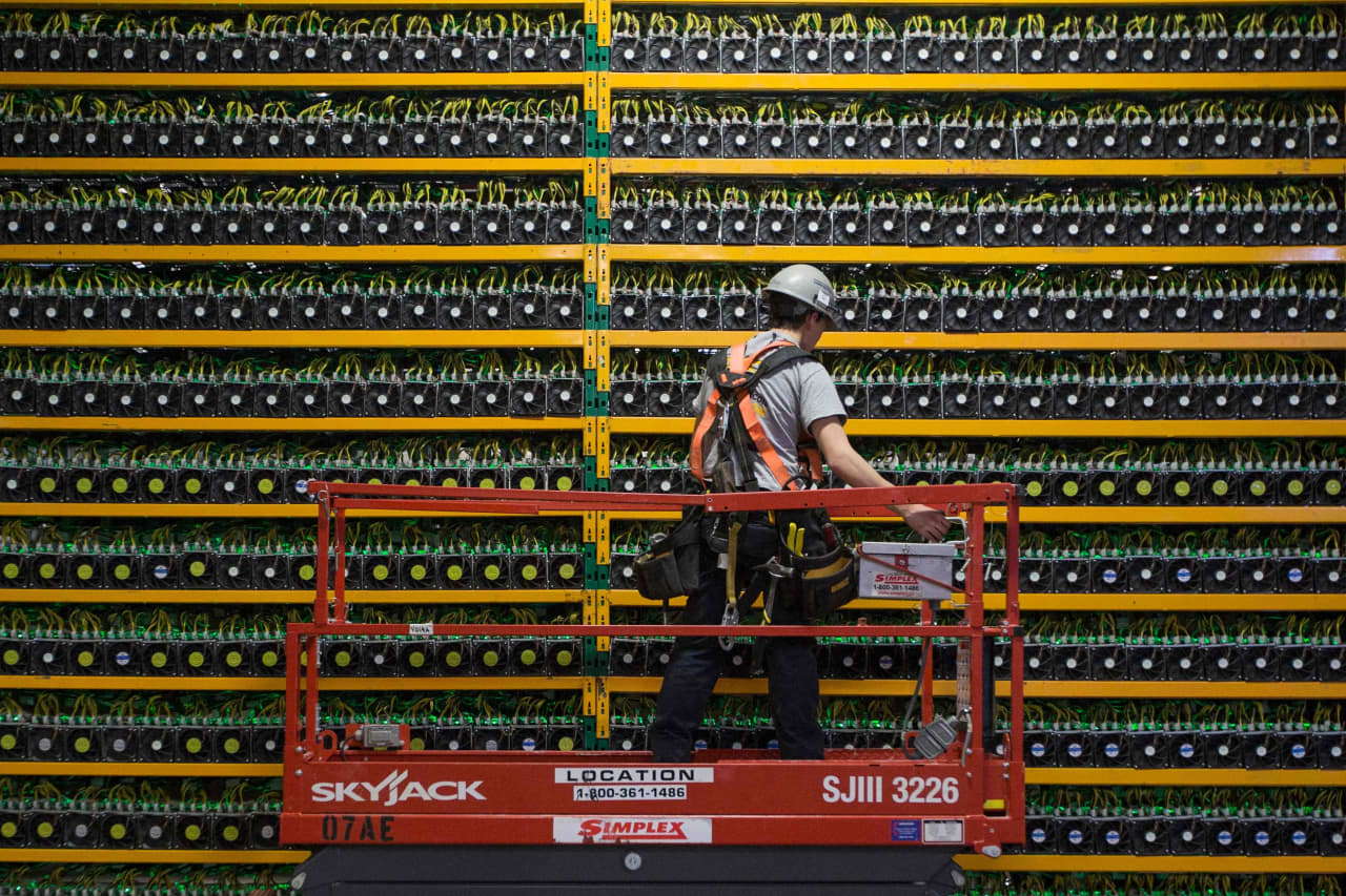 Crypto miner Marathon Digital’s shares fall nearly 18%, on pace for worst day since January 