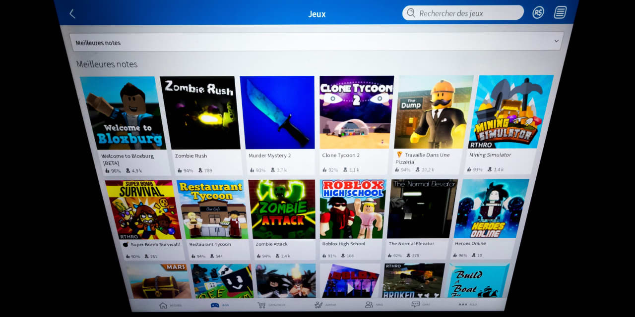 Roblox Ceo Says Growth Streak Isn T Over Wsj - this game is not available on your platform roblox
