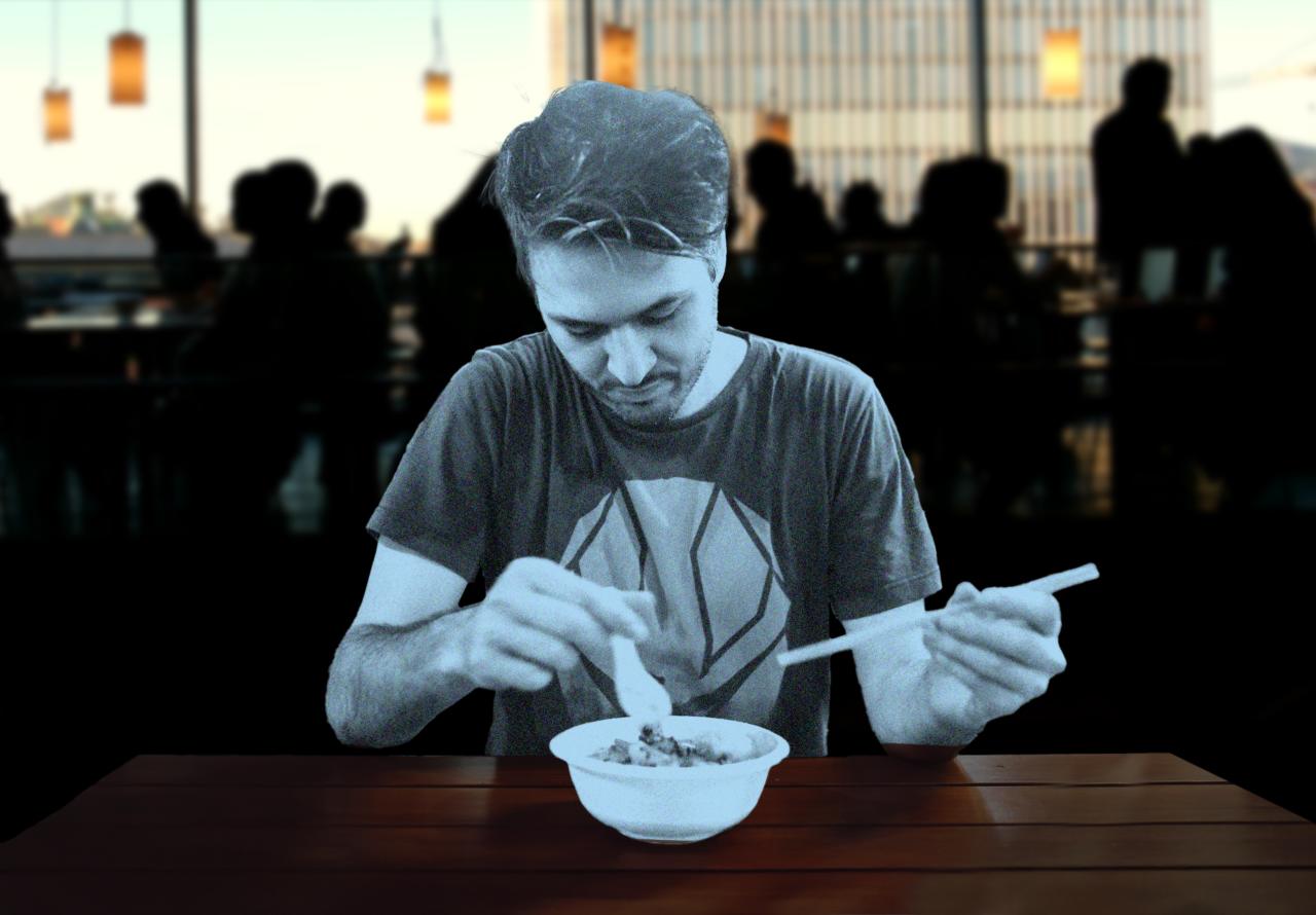 The U.S. has hit a new low in global happiness. Eating alone could be the culprit.